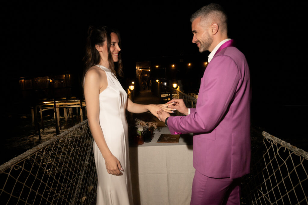 Cerimonia nuziale su trabocco in Abruzzo